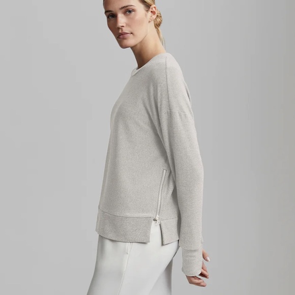 Varley Horton Side Zip Crewneck - Picture 3 of 9